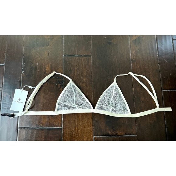 Anine Bing Eileen Bra in Ivory Size Small - Picture 9 of 11